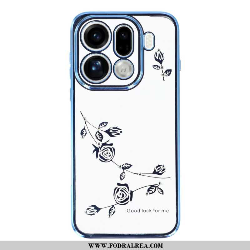 Skal Oppo Find X9 Pro 5g Kadem Blommor Och Strass