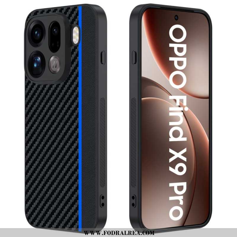 Skal Oppo Find X9 Pro 5g Telefonfodral Stel Med Kolfiberstruktur