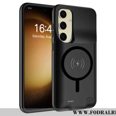 10000mah Batterifodral För Samsung Galaxy S25 Plus Med Extern Laddare Och Magnetfäste