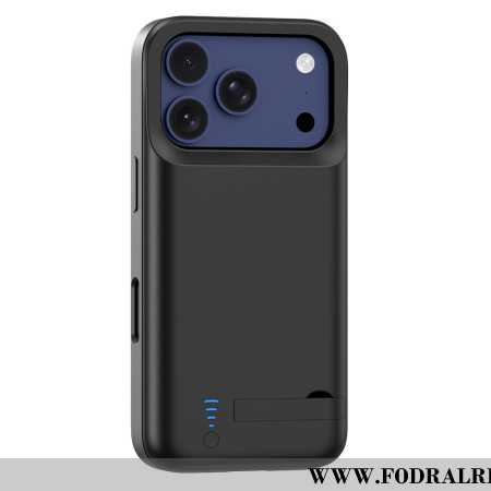 5000mah Externt Batterifodral För iPhone 17 Pro Med Inbyggt Stativ
