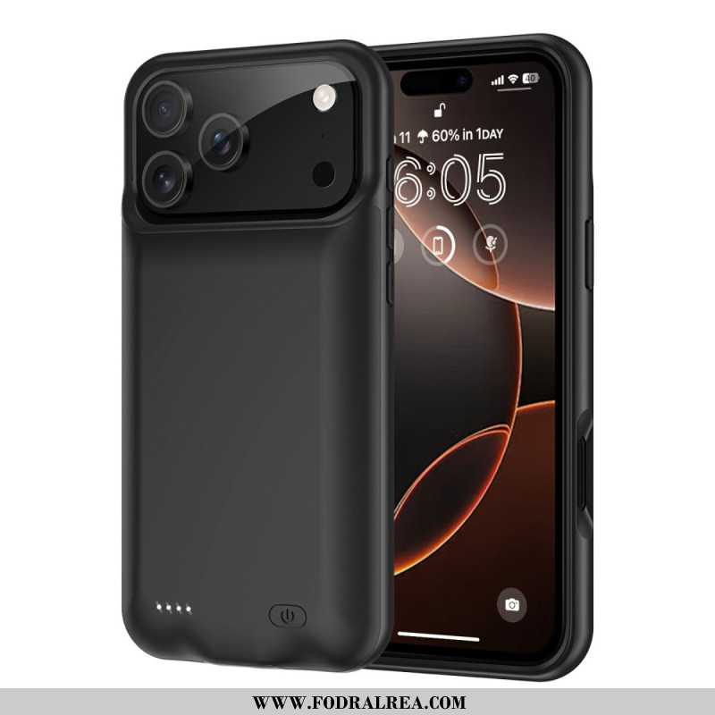 6000mah Externt Batterifodral För iPhone 17 Pro