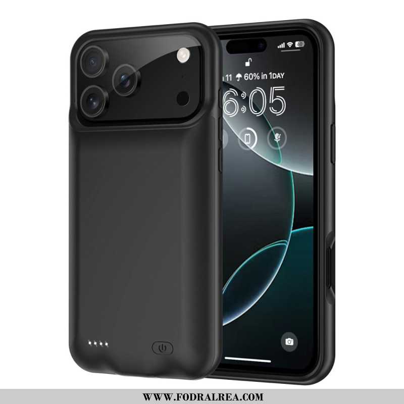 6000mah Powerbankskal För iPhone 17 Pro Max Med Förstärkt Skydd