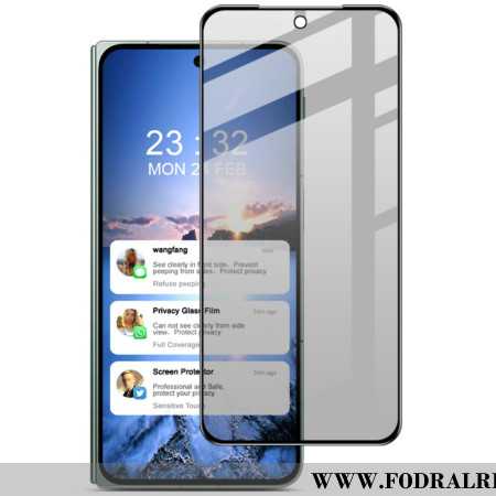 Anti-spionageskärmskydd I Härdat Glas För Oppo Find N3 / Oneplus Open Framsida Skärm Imak