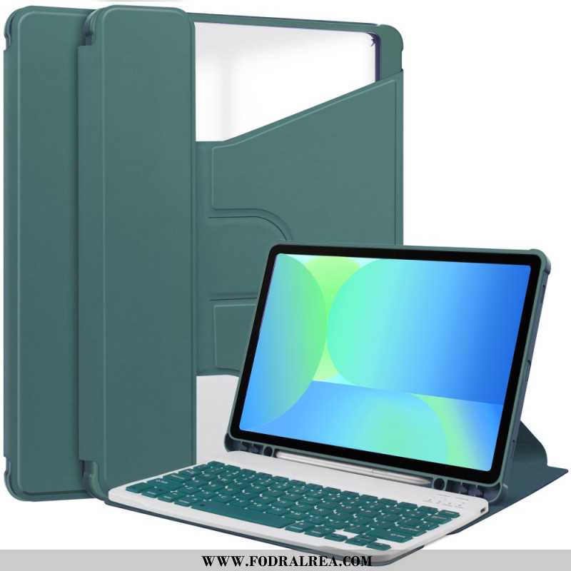 Case Samsung Galaxy Tab S10 Fe Telefonfodral Roterande Stativ