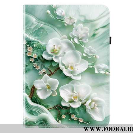 Case Samsung Galaxy Tab S11 Telefonfodral Jadeblommor