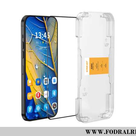 Enkay Skärmskydd I Härdat Glas För Xiaomi Redmi Note 14 4g Med Installationsverktyg