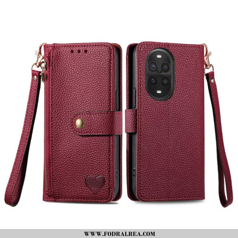 Fodral För Huawei Nova 13 Pro Hjärtdesign Rfid-skydd