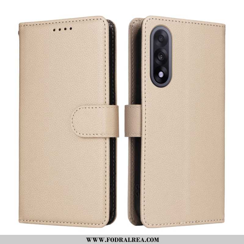 Fodral För Oneplus Nord 5 Lädereffekt