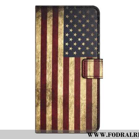 Fodral För Samsung Galaxy S25 Fe Amerikansk Vintageflagga
