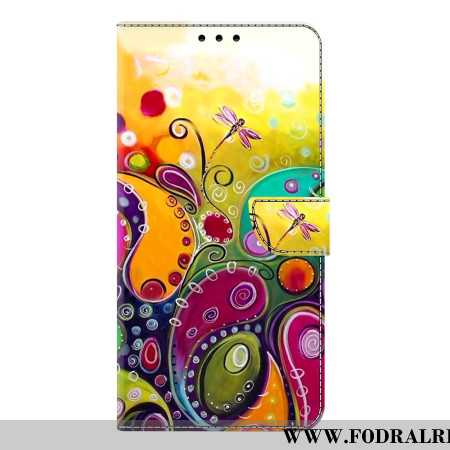 Fodral För Samsung Galaxy S25 Plus 5g Färgglatt Blommönster