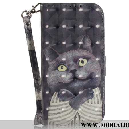 Fodral För Samsung Galaxy S26 Grått Katt-snodd