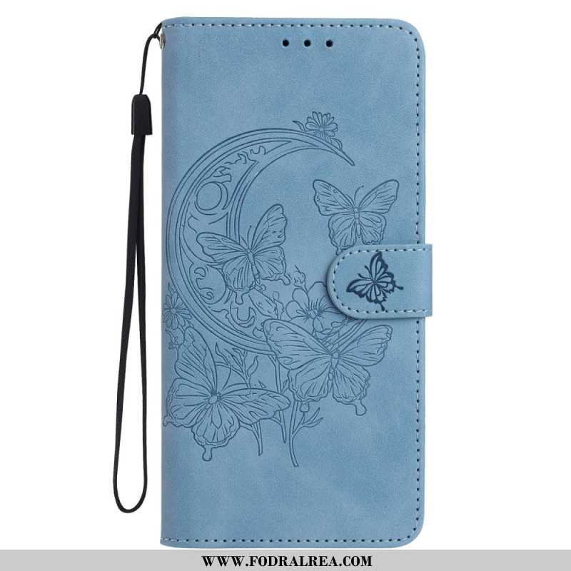 Fodral För Samsung Galaxy S26 Plus Fjärils- Och Blomtryck