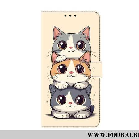 Fodral För Samsung Galaxy S26 Plus Staplade Katter