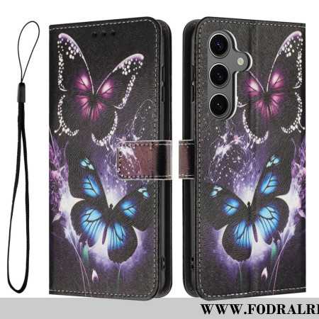 Fodral För Samsung Galaxy S26 Plus Två Fjärilar