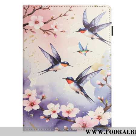 Fodral För Samsung Galaxy Tab S10 Fe Fåglar