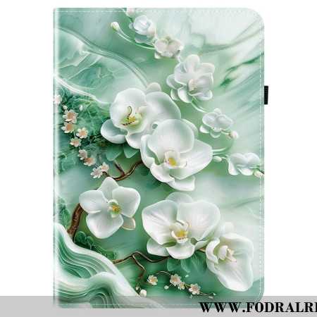 Fodral För Samsung Galaxy Tab S10 Fe Plus Jadeblommor