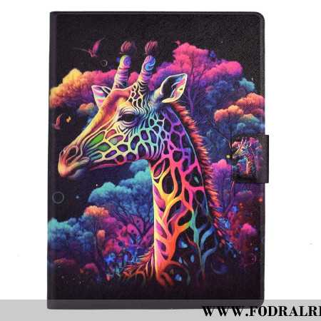 Fodral För Samsung Galaxy Tab S11 Färgglad Giraff
