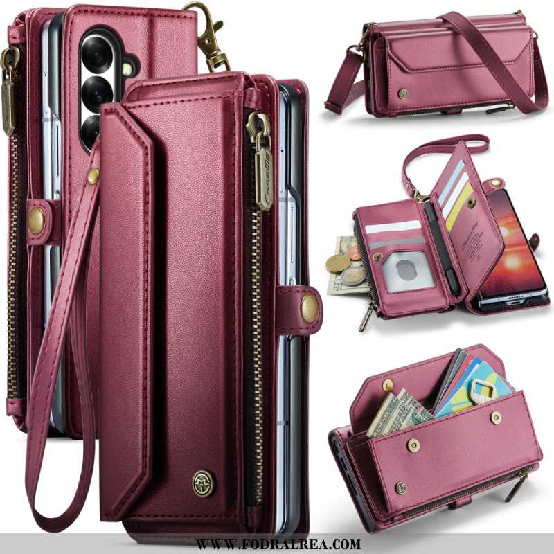 Fodral För Samsung Galaxy Z Fold 7 Caseme-plånbok