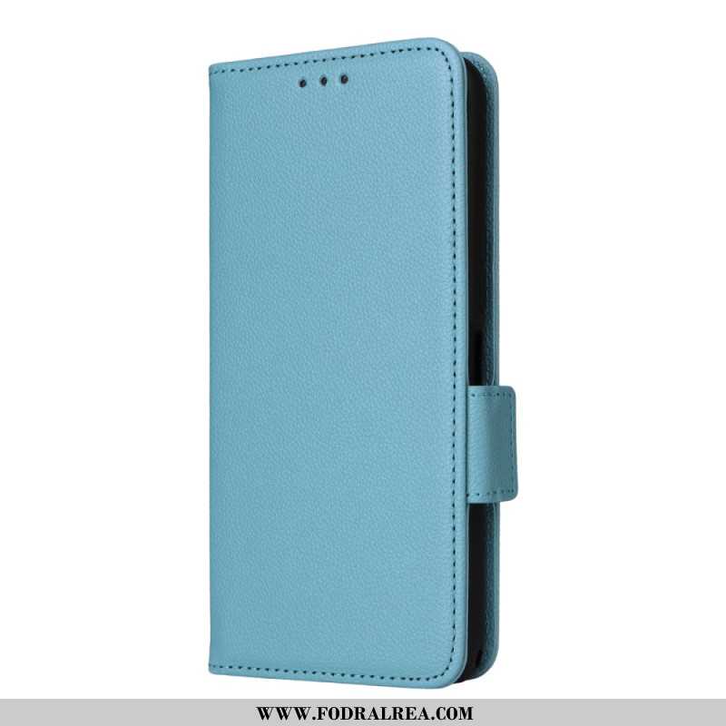 Fodral För Sony Xperia 1 Vii Litchitextur Med Rem