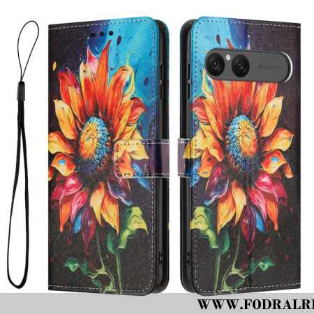 Fodral För Sony Xperia 10 Vii Solrosor