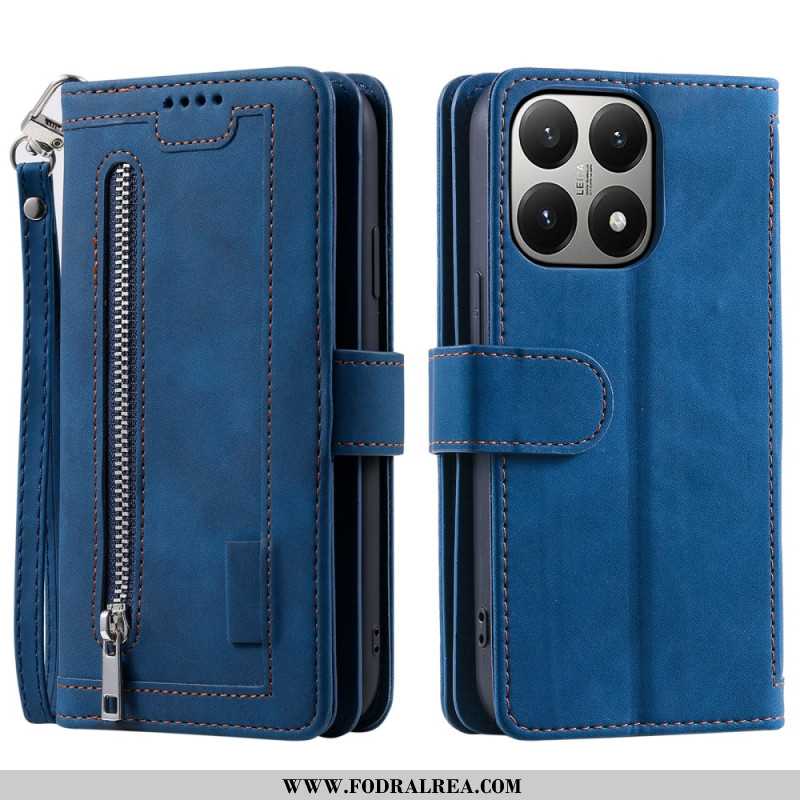 Fodral För Xiaomi 15t Plånbok Med 9 Kortfack