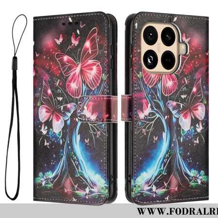 Fodral För Xiaomi 15t Pro Fjärilsträd