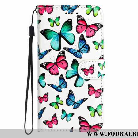 Fodral För Xiaomi 15t Pro Färgglada Fjärilar