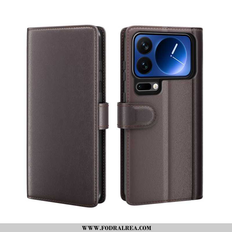 Fodral För Xiaomi 17 Pro Max Äkta Läder