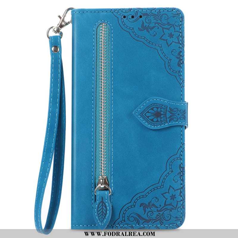 Fodral För Xiaomi Redmi Note 14 5g Mönstrad Dragkedja