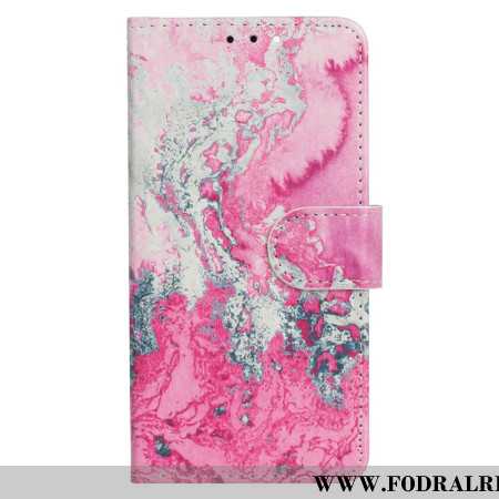 Fodral För Xiaomi Redmi Note 14 Pro 4g Rosa Marmor