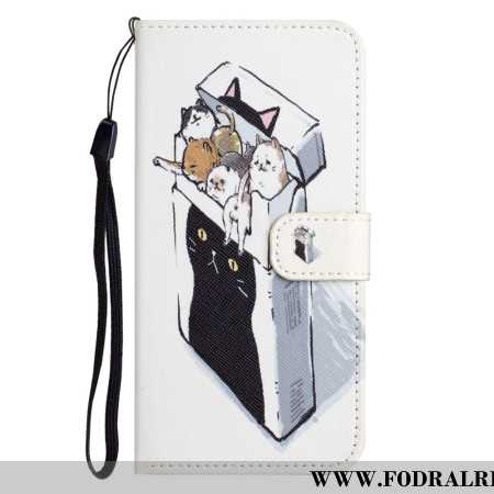 Fodral För Xiaomi Redmi Note 14 Pro 5g Katter I Låda