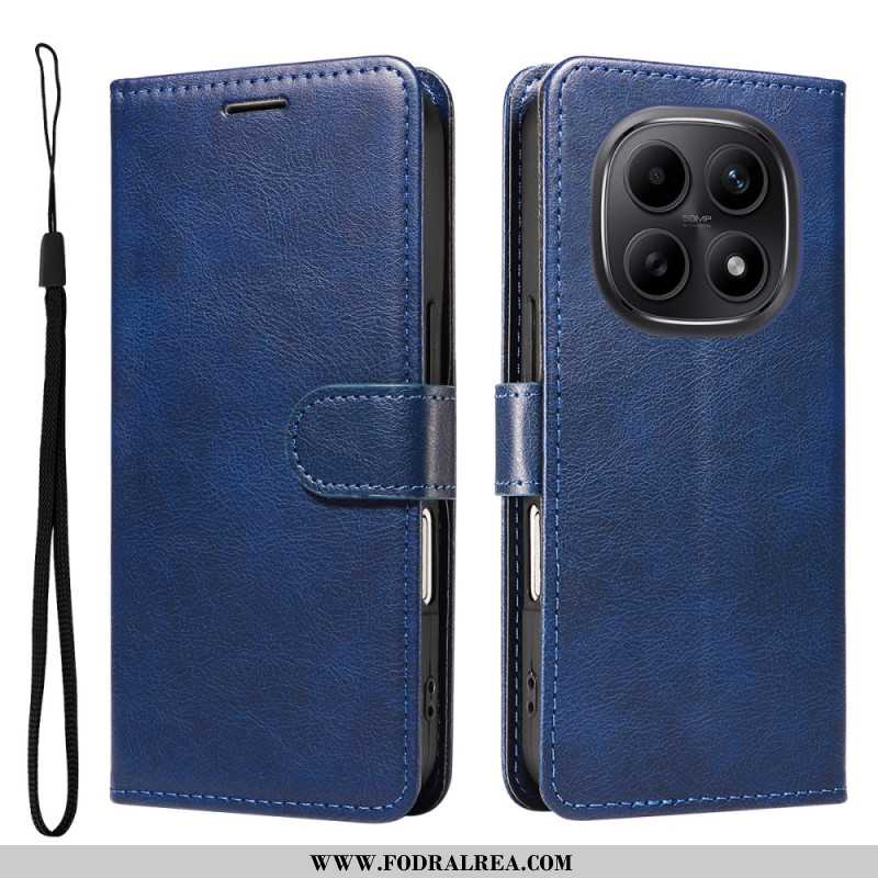 Fodral För Xiaomi Redmi Note 15 5g Enfärgad Lädereffekt