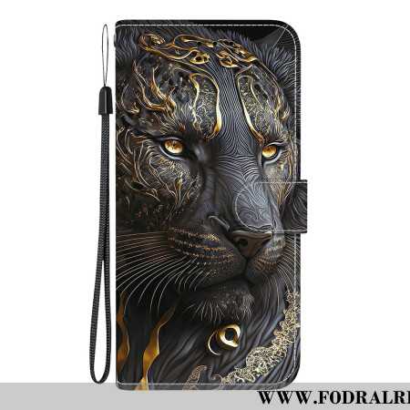 Fodral För Xiaomi Redmi Note 15 5g Lejon I Guld