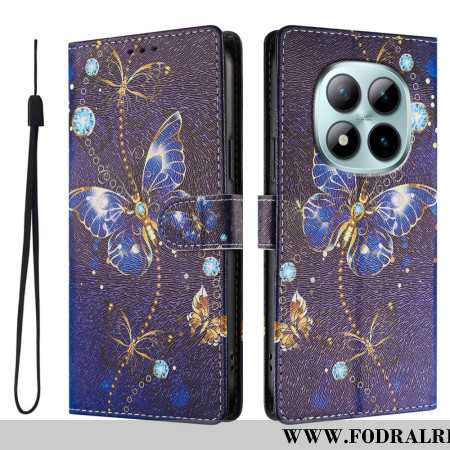 Fodral För Xiaomi Redmi Note 15 Pro Plus 5g Dyrbara Fjärilar