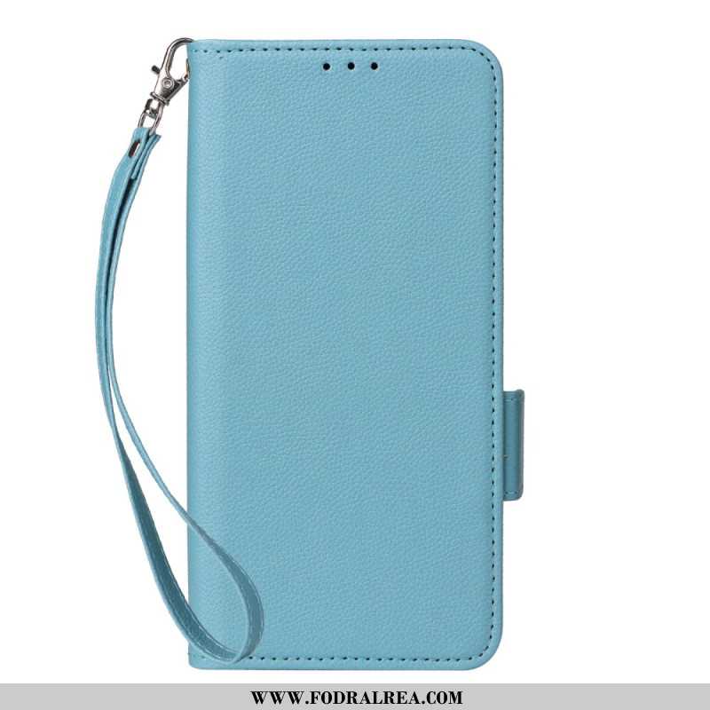 Fodral Huawei Nova 13 Pro Litchi Konstläderrem