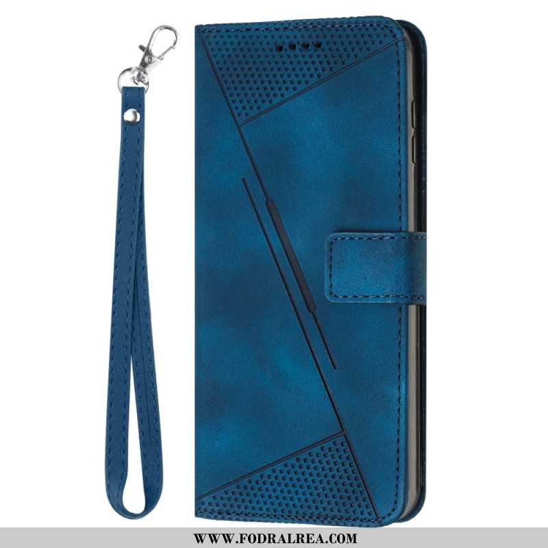 Fodral Oneplus 13 Ränder Med Mockaeffekt