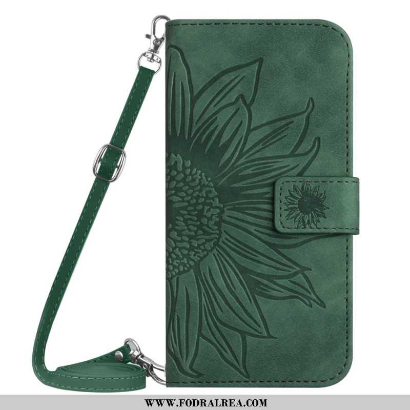 Fodral Oneplus 13r Solrosmönstrad Axelrem