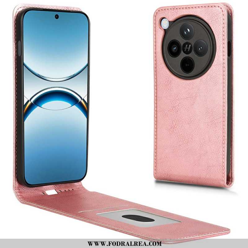 Fodral Oppo Find X8 Pro Vertikalt Fällbart Konstläder