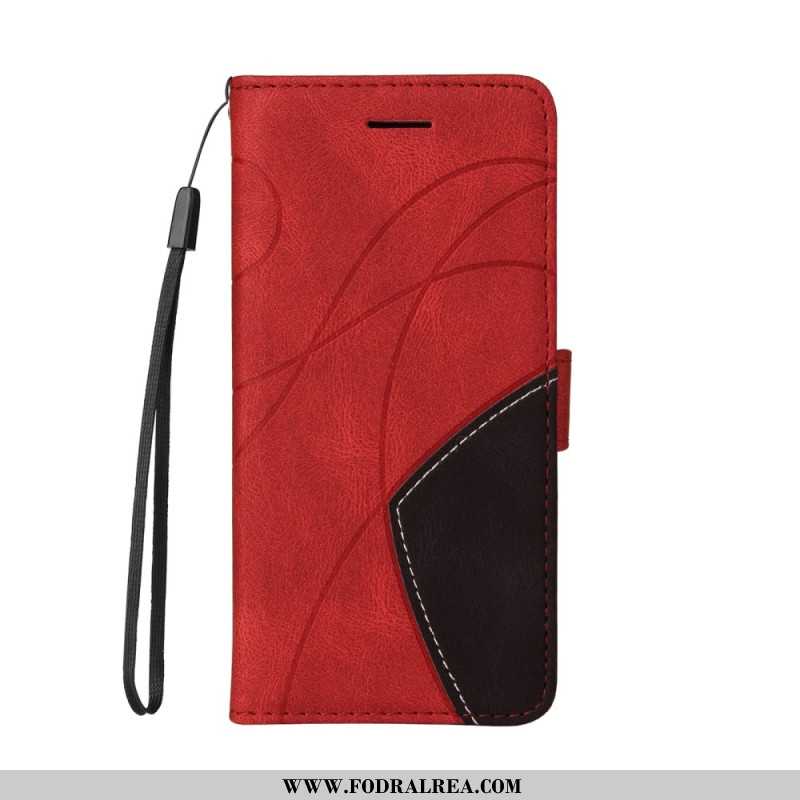 Fodral Oppo Reno 13 5g Tvåfärgade Vågiga Linjer