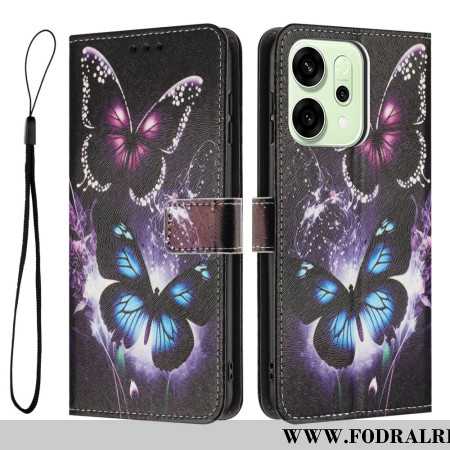 Fodral Oppo Reno 14 5g Fjärilar