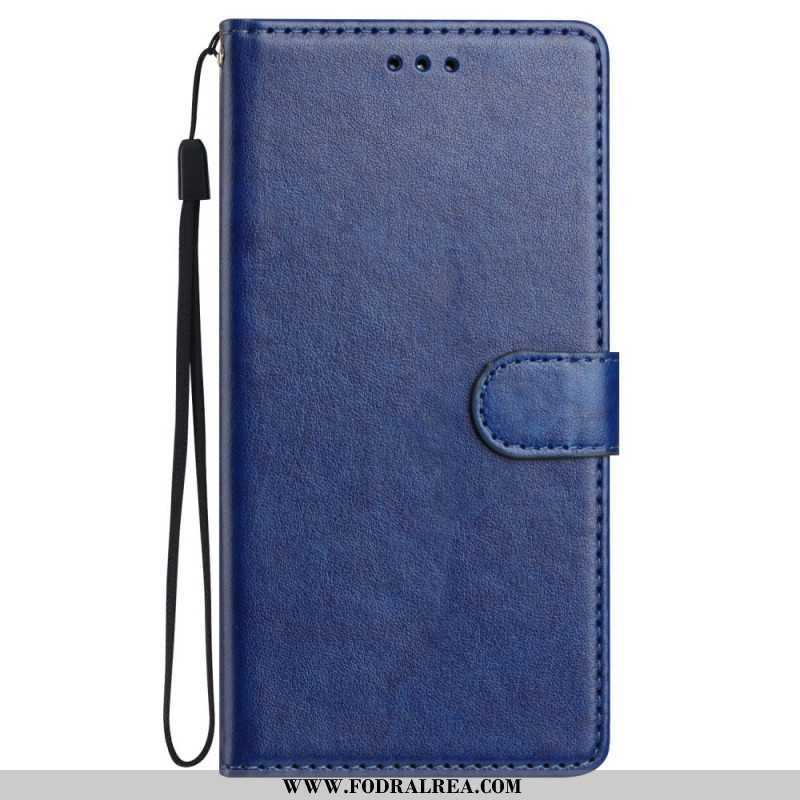 Fodral Oppo Reno 14 Pro 5g Enfärgad Lädereffekt