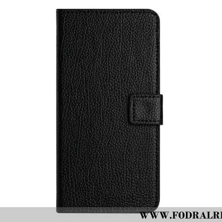 Fodral Samsung Galaxy A17 4g / 5g Lychee-texturerad Lädereffekt