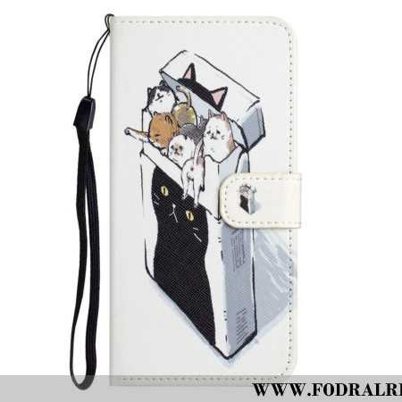 Fodral Samsung Galaxy A17 4g / 5g Låda Med Katter