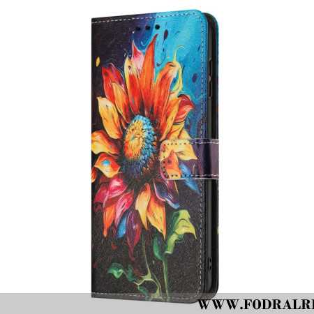 Fodral Samsung Galaxy A17 4g / 5g Solrosmönster