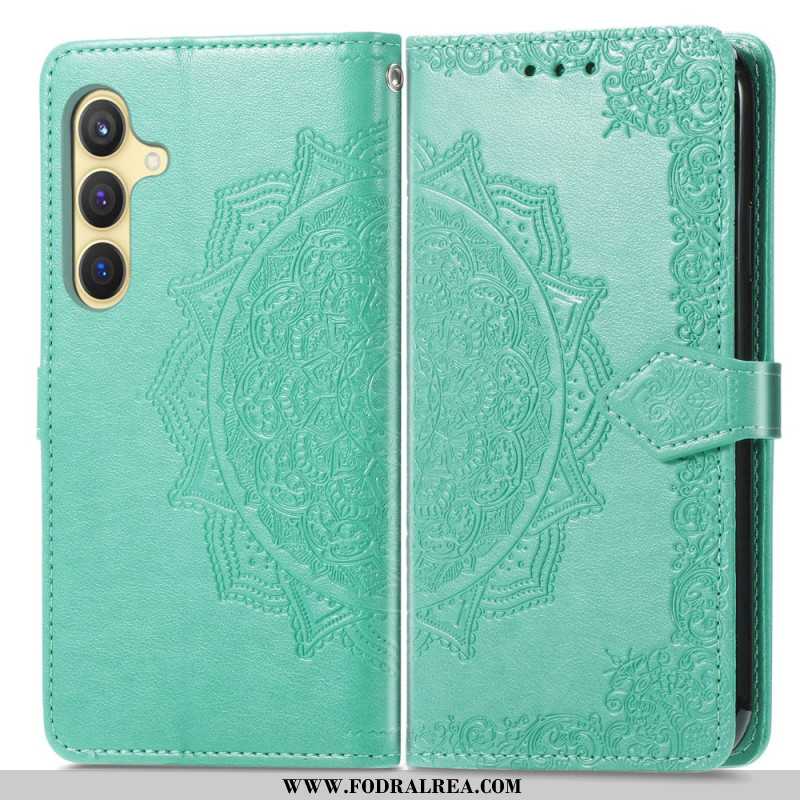 Fodral Samsung Galaxy S25 5g Barock Mandala-snodd