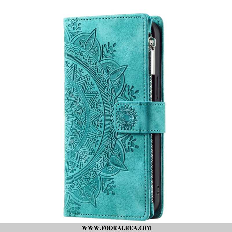 Fodral Samsung Galaxy S25 5g Plånbok Med Mandala-mockaeffekt