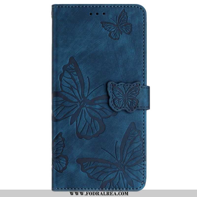 Fodral Samsung Galaxy S25 Ultra 5g Fjärilar I Mockaeffekt