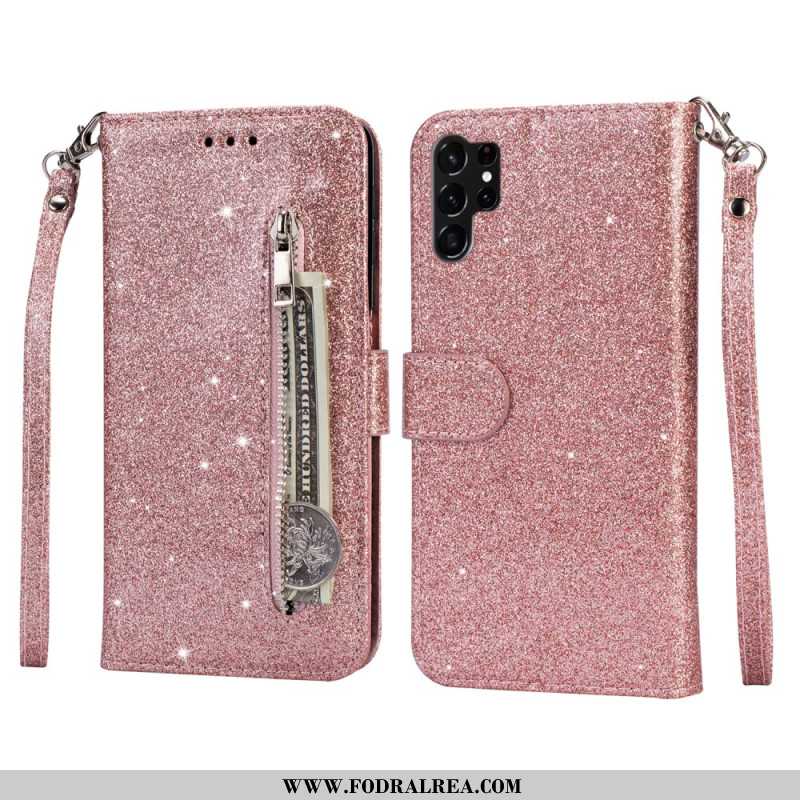 Fodral Samsung Galaxy S25 Ultra 5g Glitterfodral Med Rem