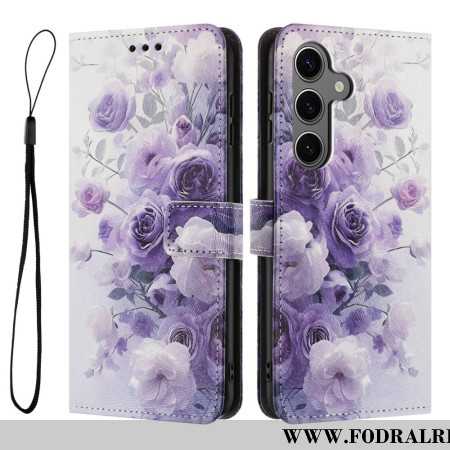 Fodral Samsung Galaxy S26 Lila Rosor