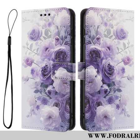 Fodral Samsung Galaxy S26 Plus Lila Rosor